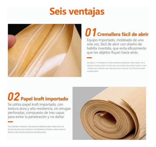 100 Sacos Kraft Stand Up Pouch Com Janela Para 250g