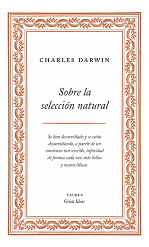 Libro Sobre La Seleccion Natural