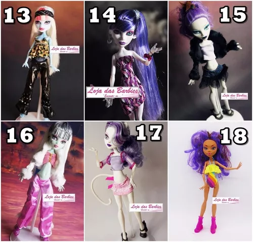 Preços baixos em Calças de Pano Monster High sem Roupas e Acessórios de Bonecas  antigas