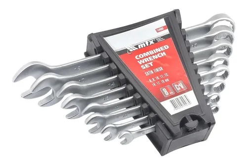 comprar Jogo Chave Combinada 6 A 19mm 8 Peças Cromo Fosco Mtx