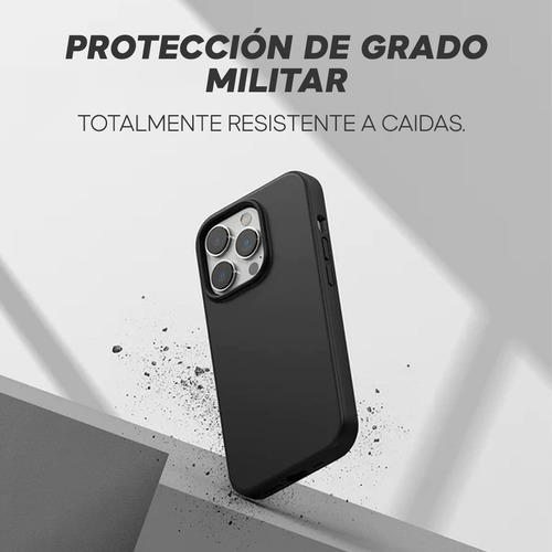 Imagen 3 de 8 de Funda Para iPhone 14 Pro Max Ringke Resistente Negra Silicon