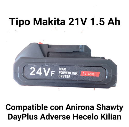 Batería Repuesto Anirona Dayplus Hecelo Taladro Llave 1.5 Ah