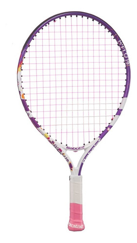 Raqueta Tenis Babolat Niña Niño Junior 19 Iantil Cancha Partido + Funda Color Rosa/violeta Tamaño Del Grip 00