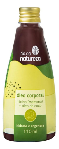 Cia Da Natureza Óleo Corporal Rícino Óleo De Coco 110ml