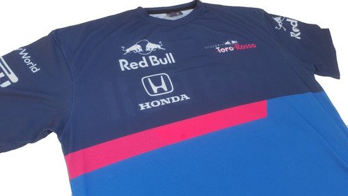 Remera Red Bull Toro Rosso F1 2019 Azul Personalizada