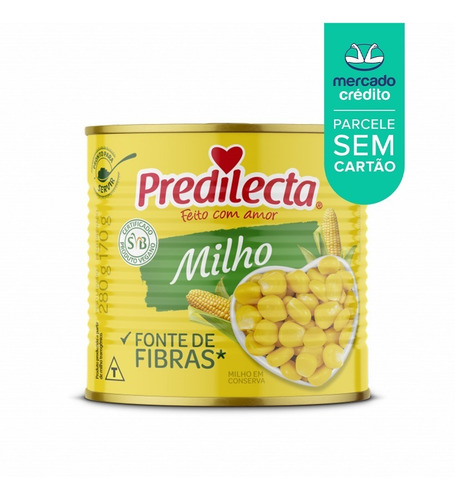 Imagem 3 de 4 de Milho Verde Lata 170g Predilecta