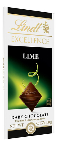 Chocolate Oscuro Premium Con Lima Lindt Excellence 100g Imp