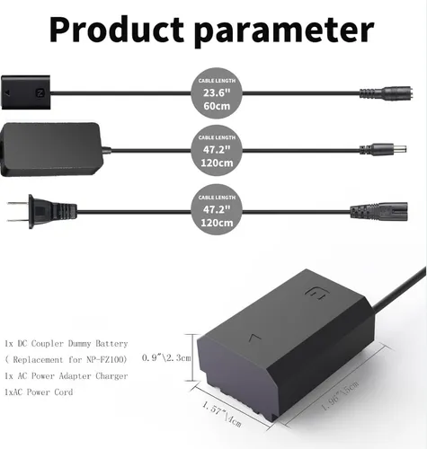 Adaptador Corriente Directa Para Sony Fz-100 A7iii-iv A6600