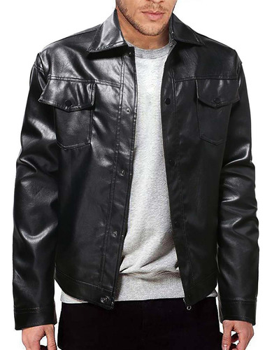 Chaquetas De Cuero Para Hombre, Moda, Otoño, Estilo F, Casua