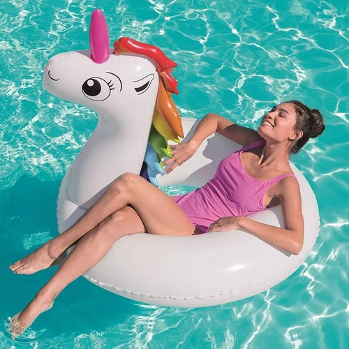Imagen 7 de 8 de Inflable Unicornio Salvavidas 36123 Bestway Educando