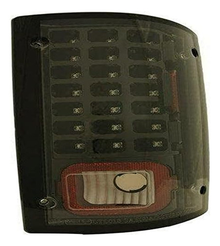 Ledt-502cb Par De Luces De Led Traseras, Color Negro Bermuda