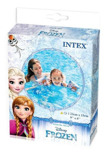 Flotador Aro Brazos 23x15 Cm Tipo Frozen 56640 Intex