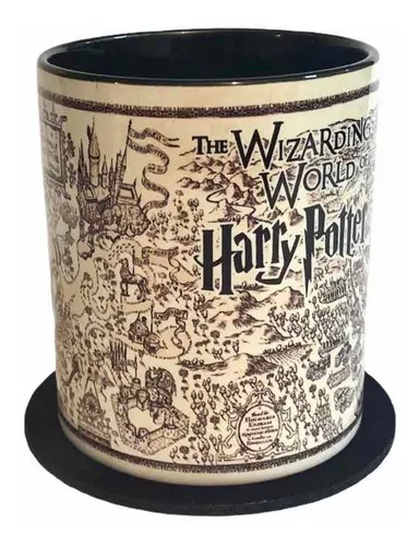 Taza Cromada Plateada Harry Potter Personalizada Con Nombre