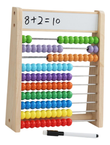 De Madera Para Niños, 10 Filas, Clásico, Marco De Madera
