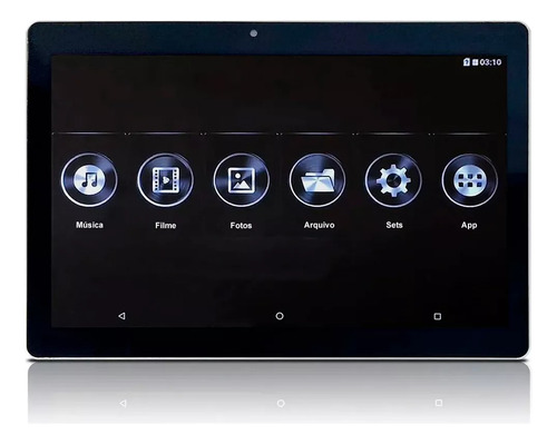 Monitor Encosto Acoplar 10 Android Full Touch Usb H-tech
