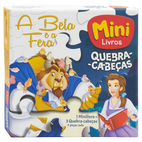 Mini - Princesas: A Bela e a Fera, de © Todolivro Ltda.. Editora Todolivro Distribuidora Ltda., capa mole em português, 2021