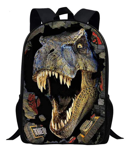 Mochila Escolar Con Diseño De Dinosaurio