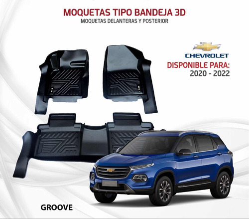 Moquetas Chevrolet Groove Termoformadas 3d Bandeja