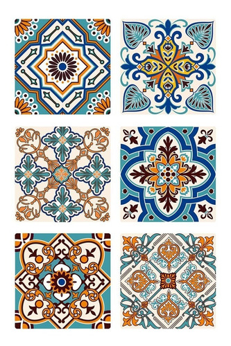 Azulejos Autoadhesivos Vinilo Muresco 16461 X 6 U Rambla