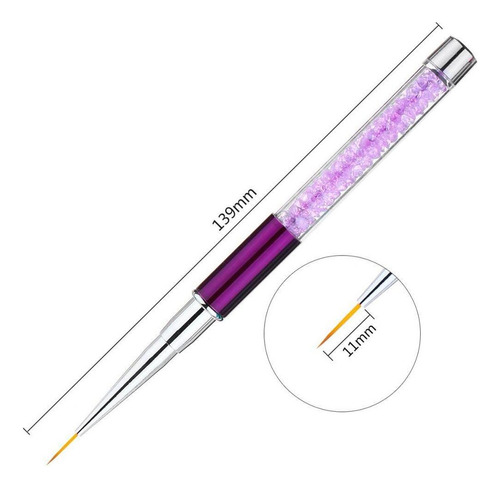 Pinceles Liner Art Liner Dibujo Plumas Profesional, 5 Unidad