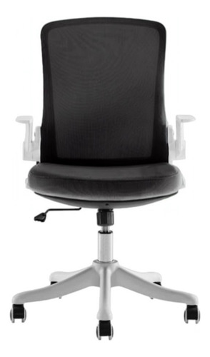 Silla Ejecutiva Ergonómica De Oficina Deli Escritorio 91106 Color Negro Material Del Tapizado Malla Elástica