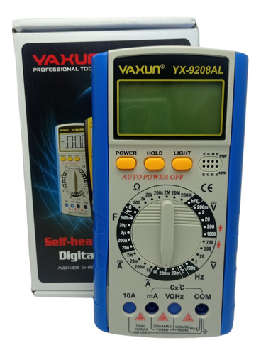 Tester Multimetro Digital Yaxun 9208-al Somos Tienda