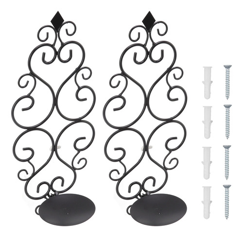 Candelabro De Pared 2 Piezas Candelabro Exquisito