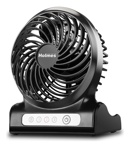 Holmes Ventilador Personal De 4 Pulgadas, Batería Recargab.