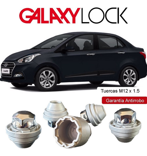 Birlos De Seguridad  Mcgard  Hyundai Grand I10 Sedan Todos L