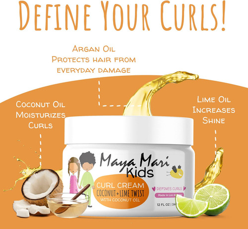 Maya Mari Kids Leave In Acondicionador Y Crema Para Rizos |