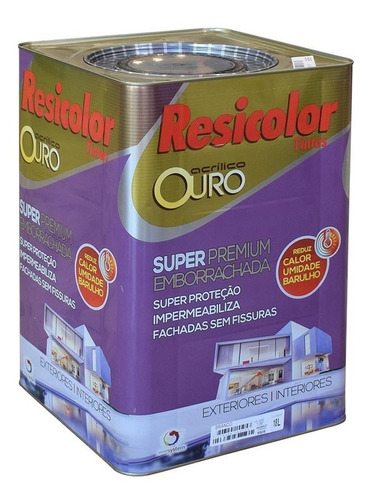 Pintura Exterior Resifrent Blanco 18 Lt, Cerámicas Castro