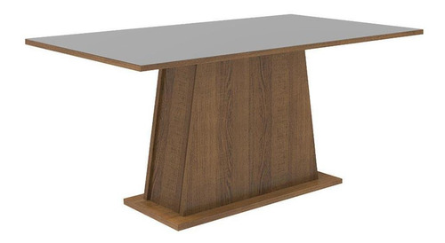 Juego de Comedor con Mesa y 6 sillas Madesa Britney Color Marrón/Gris 02