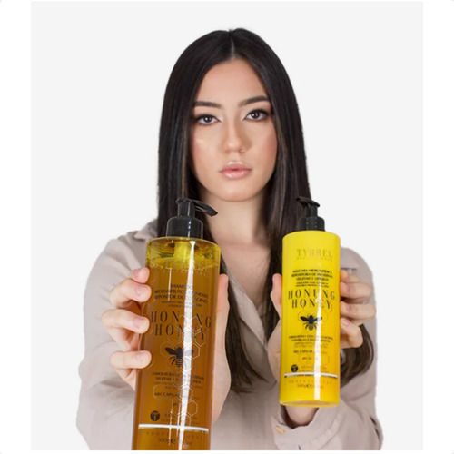 Kit Honung Honey Shampoo E Repositor Colageno Mascara Tyrrel