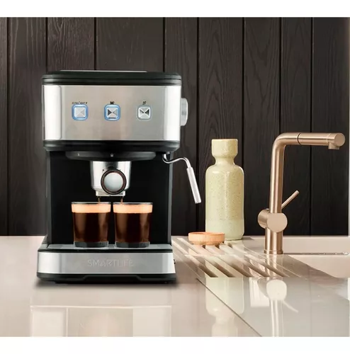 Cafetera Expresso 2 en 1 Smartlife SL-EC8501