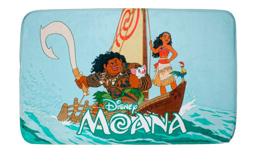 Imagem 1 de 3 de Tapete Infantil 50 X 80 Cm Moana Disney