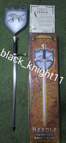 Espada Needle Book Version Certificada Valyrian Steel