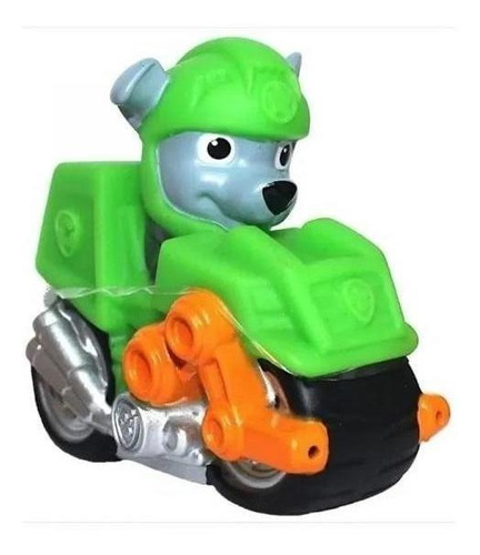 Pack Paw Patrol Hora Del Baño Figura Agua Rocky Zuma