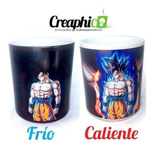 Tazón Dragon Ball, Tazón Mágico, Cambian Con Agua Caliente