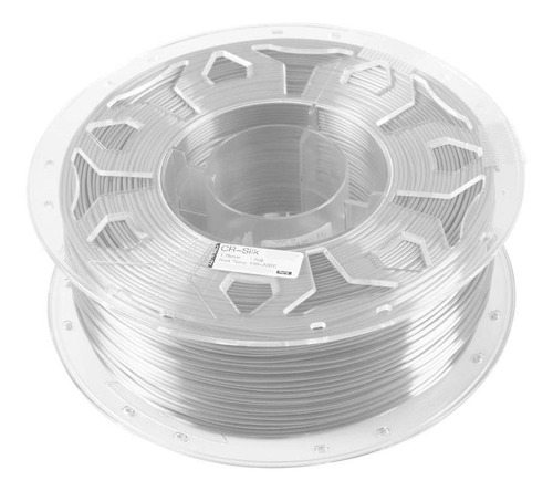 Filamento de impressora 3D Creality CR-Silk 1,75 mm 1 kg prata