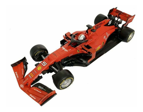 Auto/Camioneta en miniatura Ferrari SF90 Formula 1 1:18 color rojo