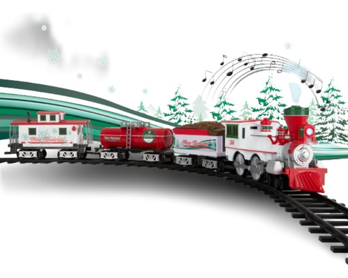 Juego De Tren De Juguete Con Locomotora Y Control Remoto