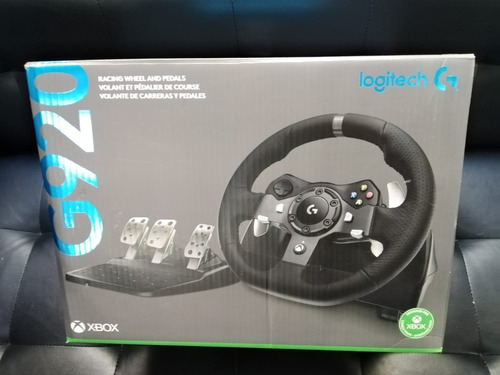Volante Logitech G920  Xbox One/ Pc Cn Pedales Sellado!nuevo