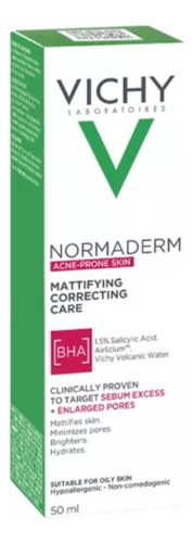 Vichy Normaderm Cuidado Matificante Y Corrector 50ml
