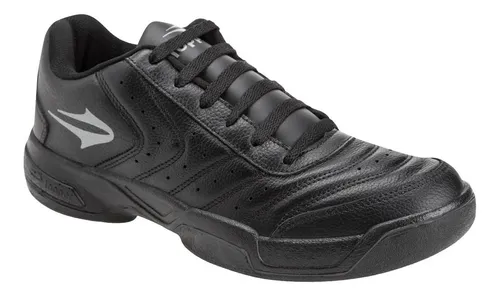 Zapatillas Topper Cuero Game Over Negra La Plata