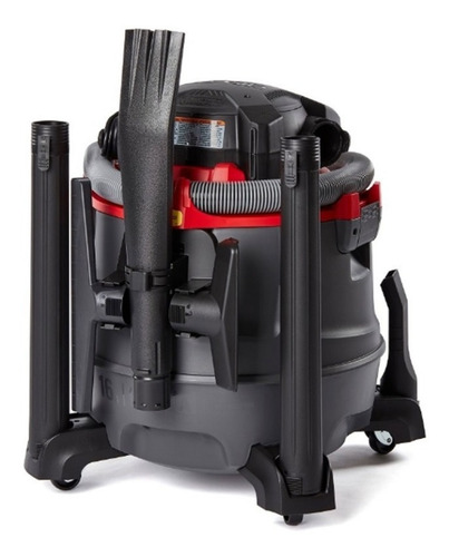 Aspiradora Liquidos Y Solidos Ridgid 61758 60lts 10400100 Color Gris, Negro Y Rojo