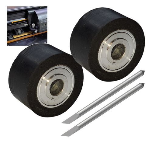 Pinch Roller Summa Compatible 2 Pz+2 Navajas Gratis Med.orig