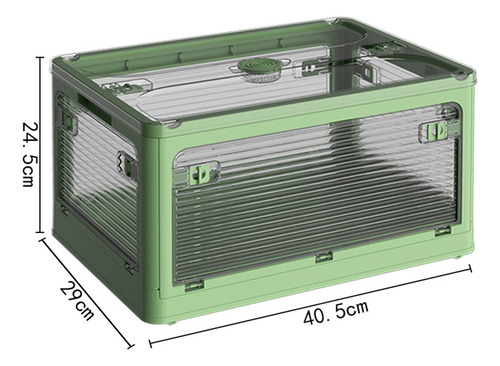 Caja De Almacenamiento Plegable, Contenedor Apilable