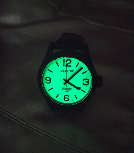 Relógio Glycine Incursore 100m 44mm Luminiscente! Raro!