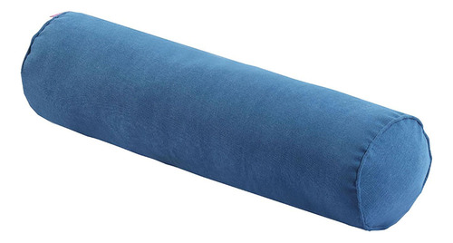 Cuello Bolster Almohada Rollo Cilindro Almohadas Suave Azul