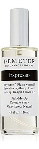 Demeter Unisex Cologne Spray, Espresso, 4 Onzas